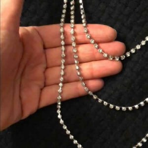 A long rope of rhinestones @poshmark