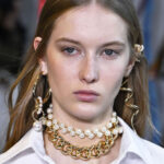 Stacked Pearl and Gold Chokers at Adeam-gettyimages-1128619069b