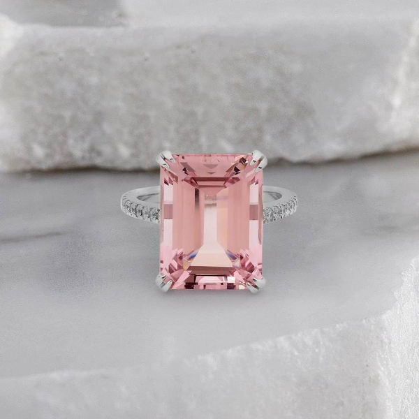 Morganite Engagement Ring by Matthew Ely