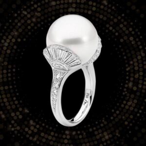 Matthew Ely Diamond and Pearl Ring