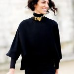 Pinteret statement choker on turtleneck