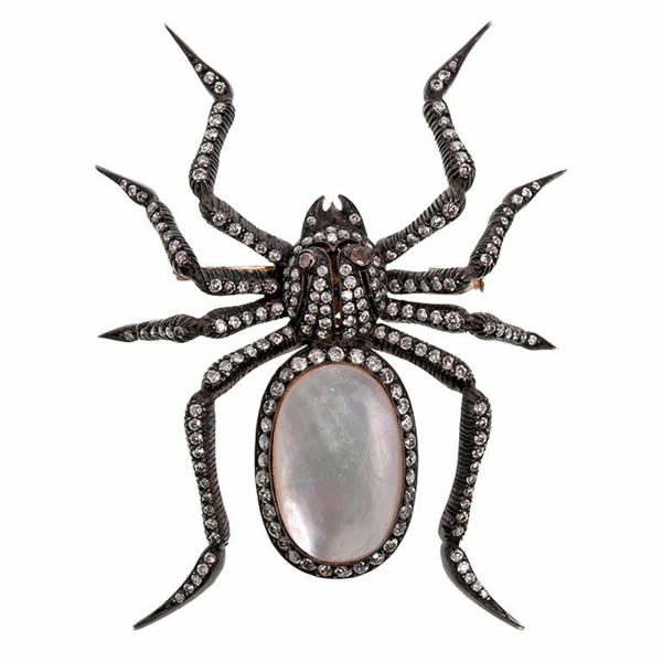 Spider Brooch on 1st Dibs