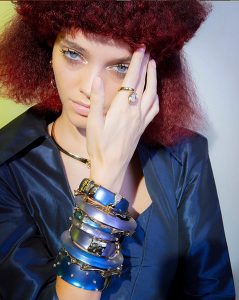 Stacked Bracelets by Alexis Bittar