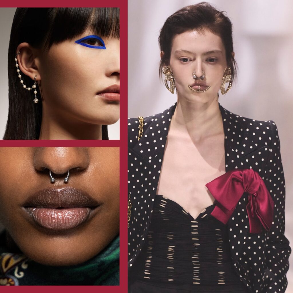 Body Piercing on the Runways